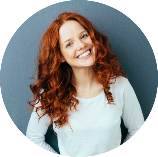 lady smiling